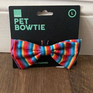 NWT FuzzYard Rainbow Bow Tie